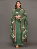 Olive Green Cotton Silk Dupatta