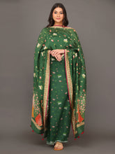 Bottle Green Pichwai Suit Set