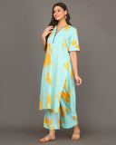 Sea Green Kurta And Bottom
