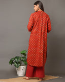 Brick Red Kurta