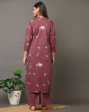 Garnet Pichwai Kurta