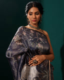 Silk Tissue Stripes Saree