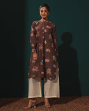 Chocolate Linen Kurta