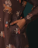 Chocolate Linen Kurta