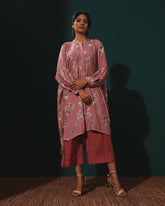 Silk Cotton Loose Floral Kurta