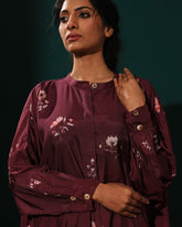 Wine Tunic Kurta