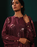 Wine Tunic Kurta