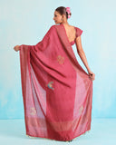 Gulabi Noor Munga Silk Saree