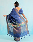 Neelambari Chiniya Silk Saree
