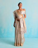 Rooh Rose Gold Tissue Saree
