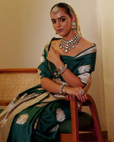 Handwoven Katan Silk Saree