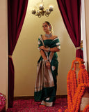Handwoven Katan Silk Saree