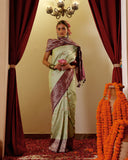 Handwoven Katan Silk Saree