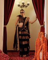 Handloom Zari Stripes Saree