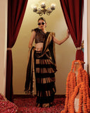 Handloom Zari Stripes Saree