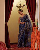 ORGANZA STRIPES SAREE
