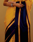 Mashru Silk Stripes Saree