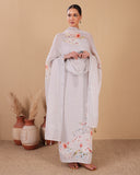 Misty Bloom Linen Suit Set