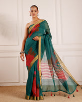 Floral Mal Chanderi Saree