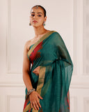 Floral Mal Chanderi Saree