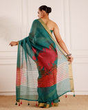 Floral Mal Chanderi Saree