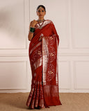MOONGA WOVEN BOOTI SAREE