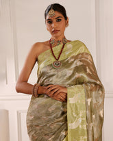 PISTA TISSUE SAREE