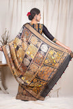 Black Katan Silk Saree - Silk Mark Certified