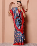 Pichwai Bamboo Tussar Silk