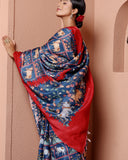 Pichwai Bamboo Tussar Silk