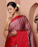 Red Mashru Gajji Silk Saree
