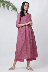 Rose Print Kurta Combo