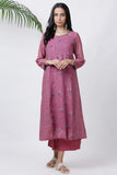 Rose Pink Mix And Match Flare Kurta
