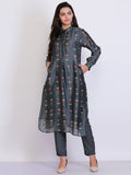Bluish Grey Sheen Kurta