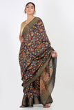 Seaweed Green Moonga Silk Saree - Silk Mark Certified