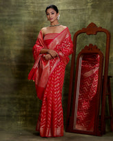 Red Silk Cotton Saree