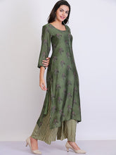 Olive Green Surreal Kurta