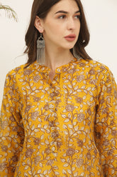 Nazm Block Print Kurta Set