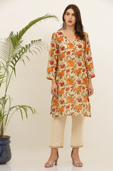 Mahi Chanderi Kurta Set