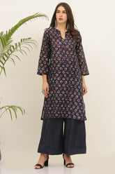 Fiza Chanderi Kurta Set