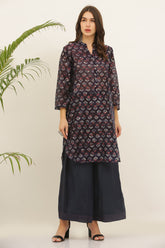 Zafina Chanderi Kurta