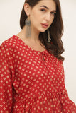 Asma Chanderi Kurta Set
