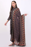 Plum Paisely Booti Dupatta