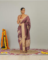 Myra Katan Silk Saree - Silk Mark Certified