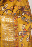 Mustard Moonga Silk Saree - Silk Mark Certified