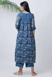 Blue Stylish Kurta Palazzo