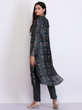 Bluish Grey Sheen Kurta