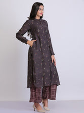 Charcoal Grey Baggy Kurta