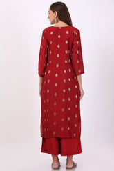 Brick Red Kurta