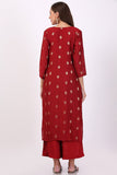 Brick Red Kurta